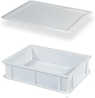 Caisse à pâtons + couvercle Genus Dei, dimensions 60 cm x 40 x H. 7 cm, modèle Service 60x40x7