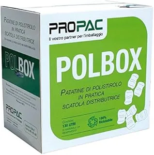 Propac z-polbox frites en polystyrène en boîte distributrice, 60 x 40 x 60 cm