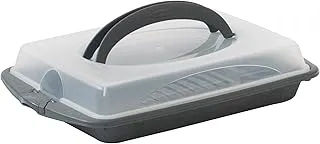 Kela Boîte Alimentaire de Transport, Deli, Plastique, 45x30 cm, 12172, Gris opale