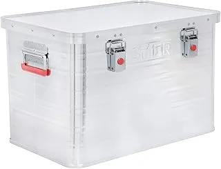 STIER Caisse en aluminium 65L, DI: 552 x 360 x 346 mm, joints en caoutchouc, caisse de transport, caisse de chantier