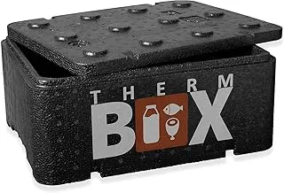 Thermobox Therm Box Petite boîte isolée de 12 litres Boîte Thermique Boîte réfrigérante Boîte en polystyrène 12BL Intérieur : 36x26x13cm Réutilisable