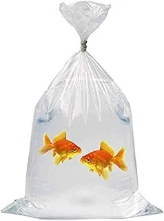 HeatpacksUK Lot de 25 sacs de transport étanches en polyéthylène pour poissons de calibre 200 25,4 x 50,8 cm