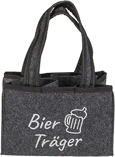 Out of the Blue Porte-Bouteille pour 6 Bouteilles de bière, Gris, Sac pour Bouteille
