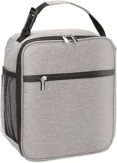 Sac Isotherme Repas Sac à lunch portable imperméable étanche sac fourre-tout isolé refroidisseur thermique boîte à lunch caisse for hommes femmes école pique-nique voyage Pour Bureau ( Blue : Blu )