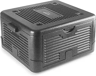 Lacor - 66064 - Boîte de Trempe Isotherme, en PPE, Tranasporta, Isole ou Maintient les Aliments Froids ou Chauds, Léger, Résistant et Isolant, Imperméable à l’eau, Entièrement Pliable, 18 L, Noir
