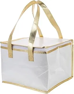 MAGICLULU Isotherme Portable pour Transport De Gâteaux avec Poignée Et Fermeture Éclair Réutilisable pour Livraison De Pizza Et Conservation Thermique des Aliments