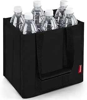 Sac à Bouteilles 6 Compartiments, Sac de Transport Sacs de Courses et Cabas pour 6 Bouteilles de 1,5 Litre, Sac de Rangement Réutilisable Porte Bouteille avec Poignée