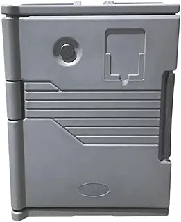 Générique Conteneur Isotherme GN1/1 pour Restauration Professionnelle Conteneur Isolant en Plastique Durable Transport de Plats Chauds et Froids jusqu’à 6 Bacs GN