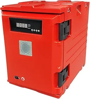 Générique Conteneur Chauffant Ventilé 90L – Température Réglable 20-75°C – Compatible Bacs GN 1/1 – Conservation 8-10h – Roulettes – 350W – Inox Isotherme Professionnel