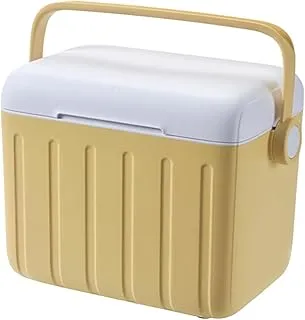 Cooler Box - Refroidisseur de pique-nique 6 l - Caisse isotherme compacte avec insert de sac à glace - Réfrigérateur de voyage léger pour une utilisation en extérieur, road trip, pêche, préparation