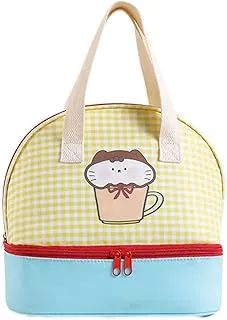 Sac isotherme Sac isotherme Beau glacière Dessin animé Chat Boîte à lunch facile à transporter Caisses réutilisables Dessin animé Chats Refroidisseur et boîtes de fuite pour le travail
