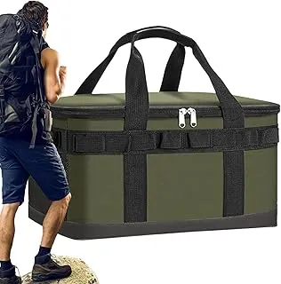 Glacière de Voyage - Sac Isotherme Portable - Caisse Portative pour Glace pour Pêche Extérieur Voiture Travail Voyage Routier Pique-Nique Plage Piscine Golf Camion