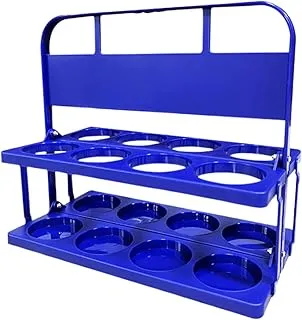 Porte-bière – Caisse à Boissons Portable de 8 Paquets, Conception Pliable réutilisable, poignée Ergonomique Robuste | Seau Isotherme pour canettes de Refroidissement, Sorties Pique-Nique et Transport
