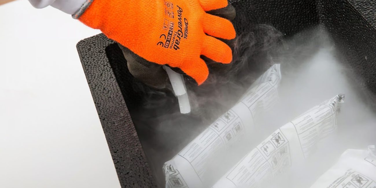 Emballage isotherme Freshbox 36 litres en Piocelan noir - Transport de CO2 solide